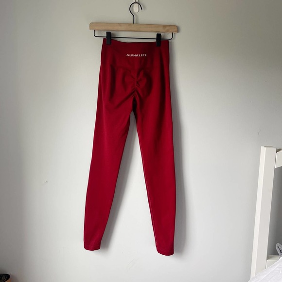 Alphalete Pants & Jumpsuits Alphalete Womens Dark Red Seamless Full